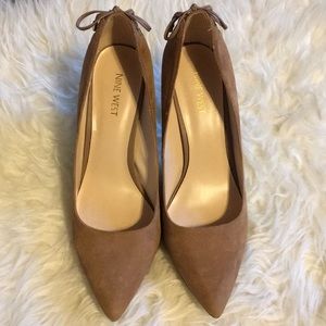 Nine West Tan Heels